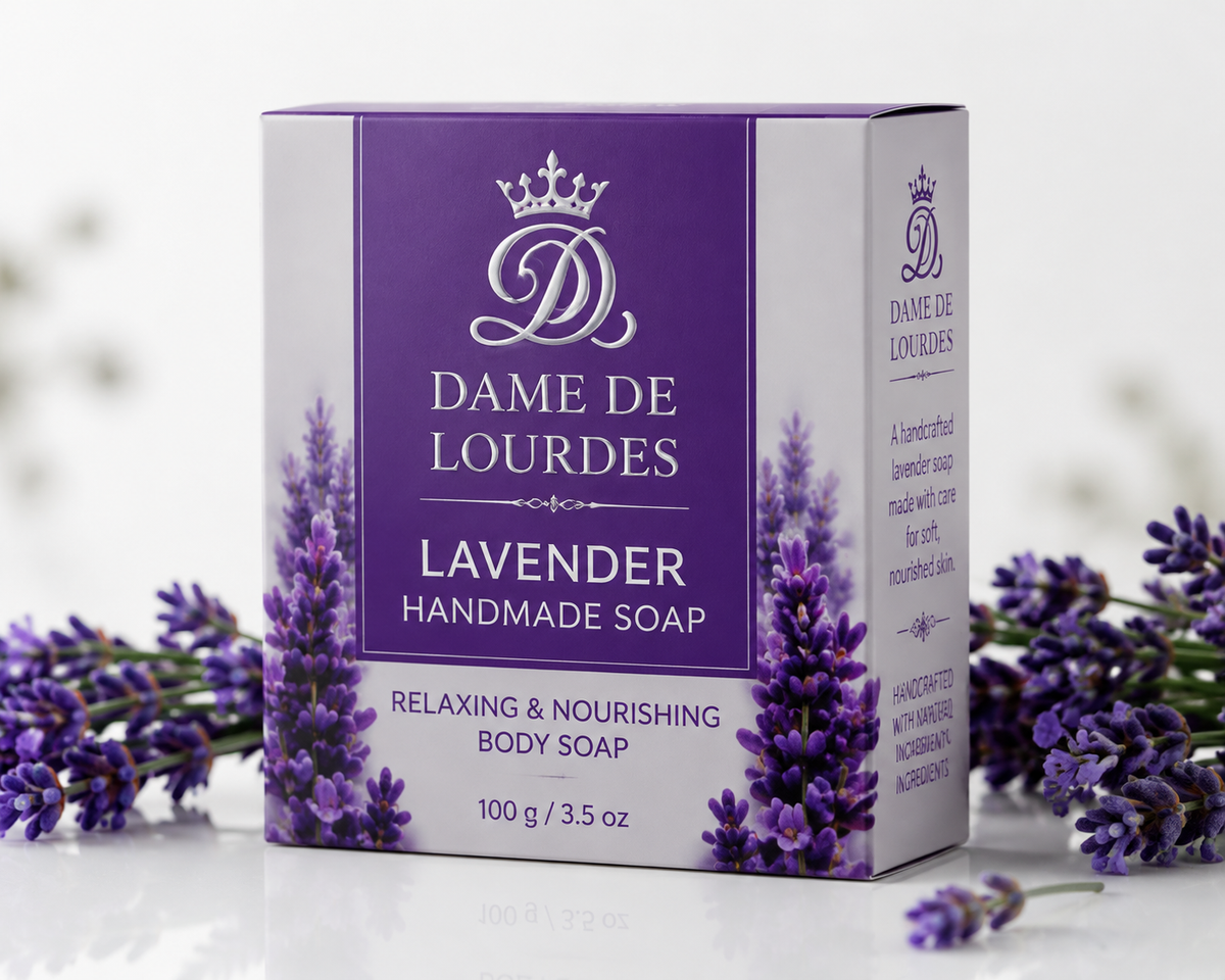 LAVENDER HANDMADE SOAP-RELAXING & NOURISHING BODY SOAP